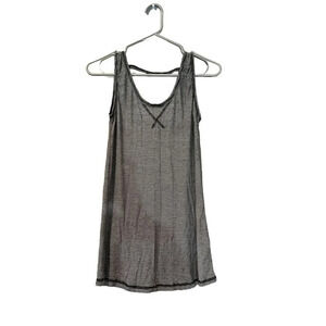 NWT Poof Black and White / Striped Tank Top Size Medium‎